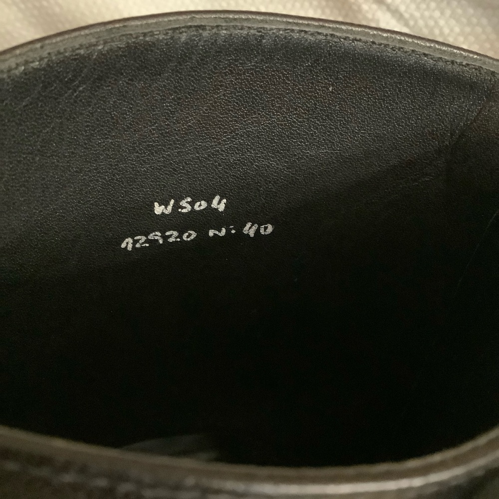 RARE Yang Li Black Leather Ankle Cuff Derby Unisex Shoes Sz. 40Eu / 10-W… - Picture 9 of 16